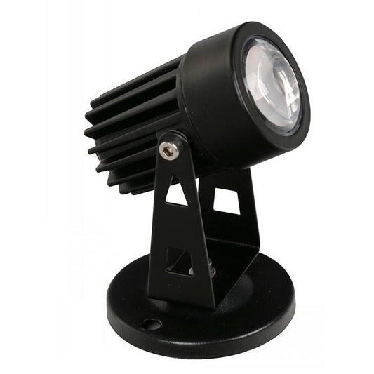 LAMP. LED EXT. PISO NEGRO 1L 5W 85-265V 3000K CONVERTIBLE