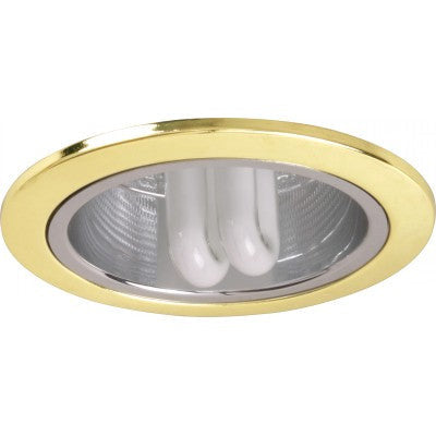 LAMP. TECHO BRONCE PULIDO 1L E27 9W