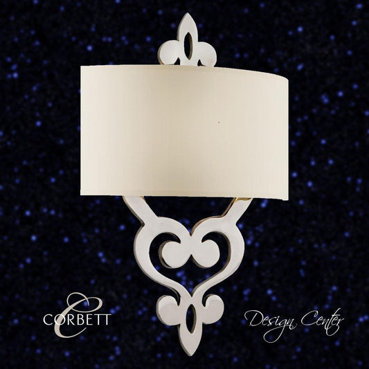 LAMP. APLIQUE OLIVIA NIQUEL PULIDO 2L E12 40W