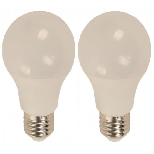 BOMBILLO LED A60 E27 9W 100-240V 6500K 2 PIEZAS