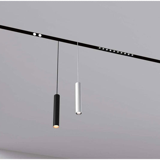 Lámpara Led Colgante Slim Riel Negro 1L 6.4W 24V 3000K Beam Angle 20°