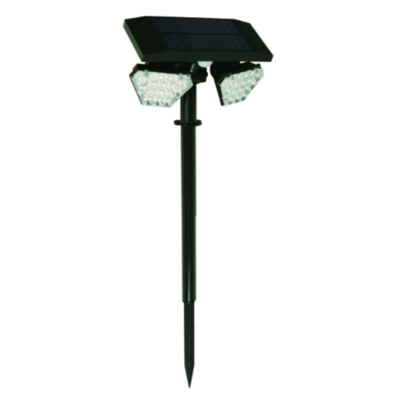 LAMP. EXT. LED ESTACA SOLAR NEGRO 6W 3.7V 3000K