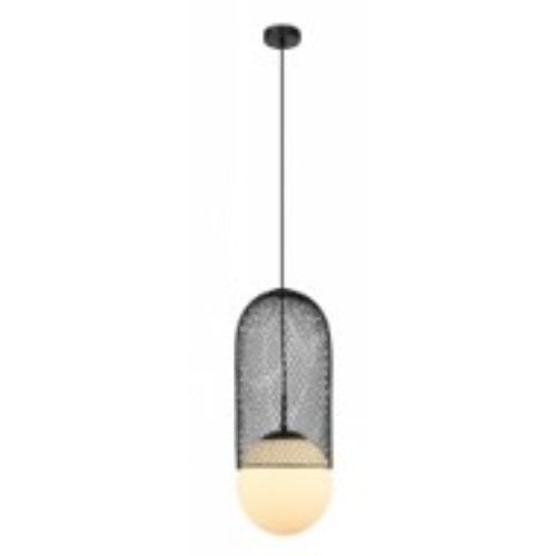 LAMP. COLGANTE NEGRO 1L E27 40W