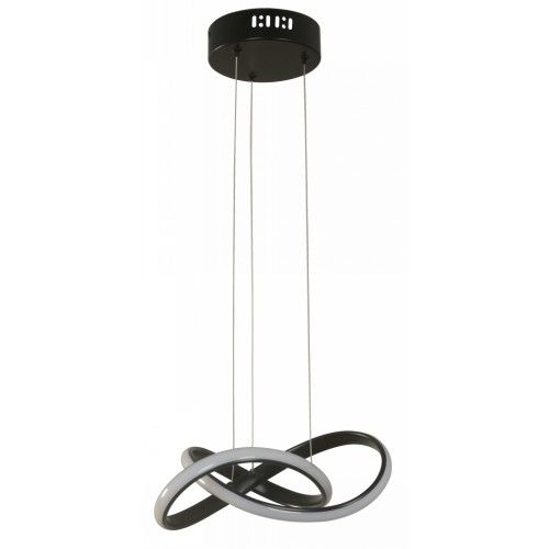 LAMP. LED COLGANTE NEGRO 25W 100-240V 4000K
