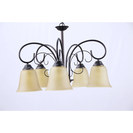 LAMP. COMBO TECHO Y PARED BRONCE E27 60W
