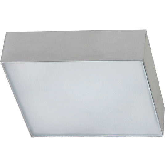 LÁMPARA DE TECHO SQUARE 1L NÍQUEL SATINADO