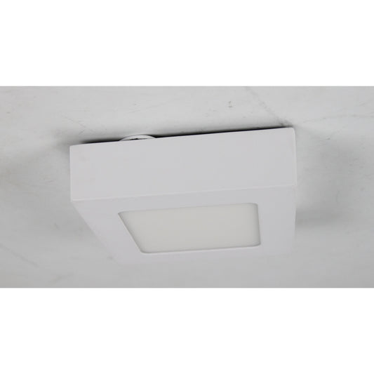 LAMP LED TECHO CUADRADA BLANCA 6W 4000K