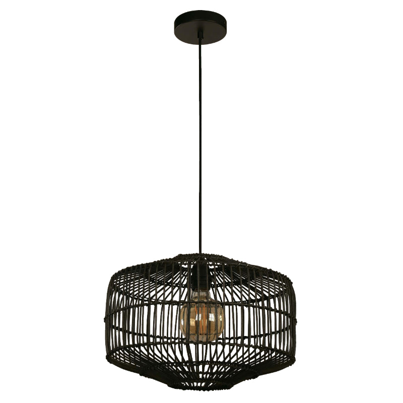 LAMP. COLGANTE NEGRO 1L E27 40W