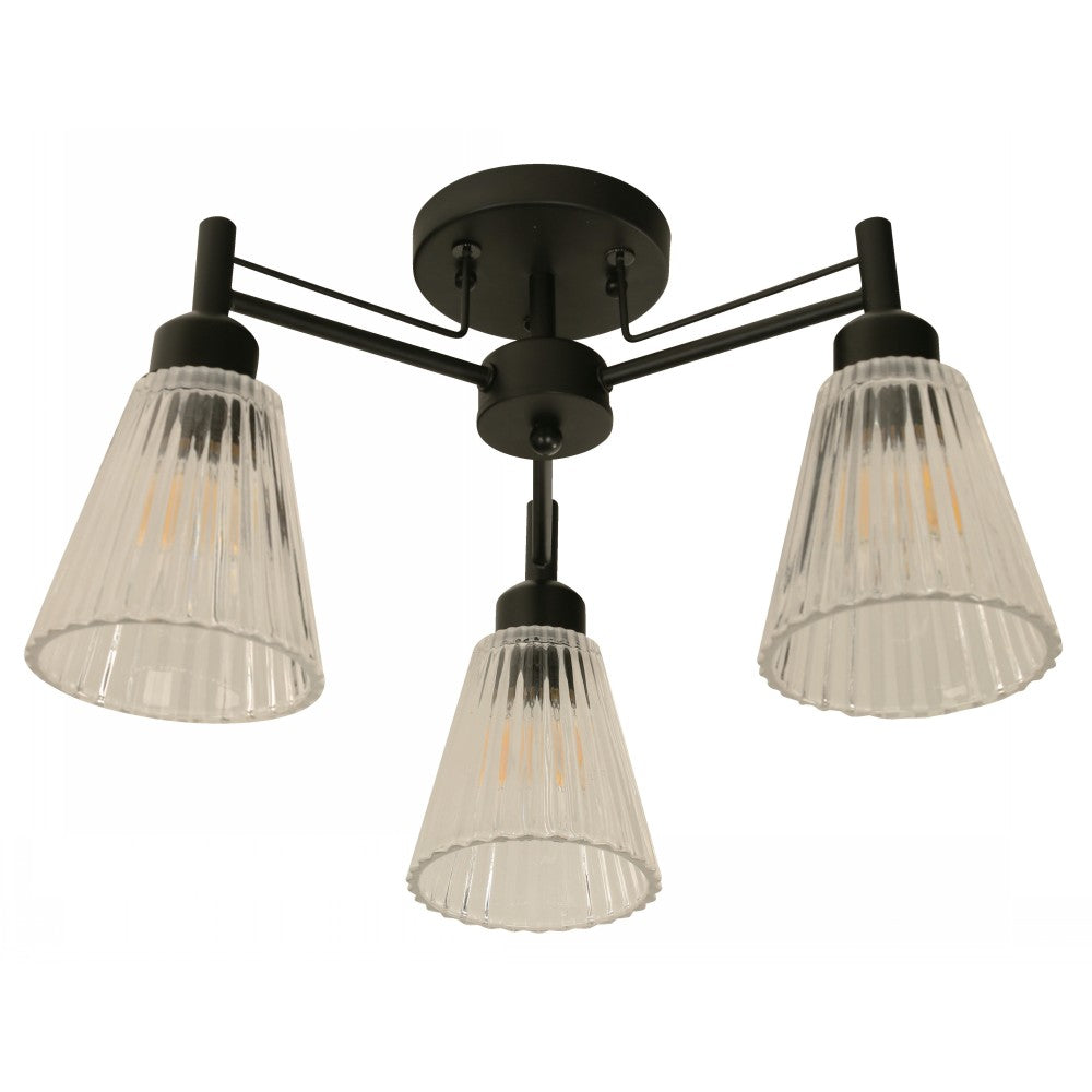 LAMP. TECHO NEGRO 3L E14 60W