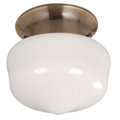LAMP. TECHO BRONCE ANTIGUO 1L E27 60W