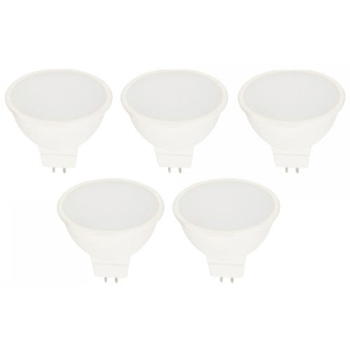 BOMBILLO LED MR16 G5.3 3W 85-265V 6000K (5 PIEZAS)