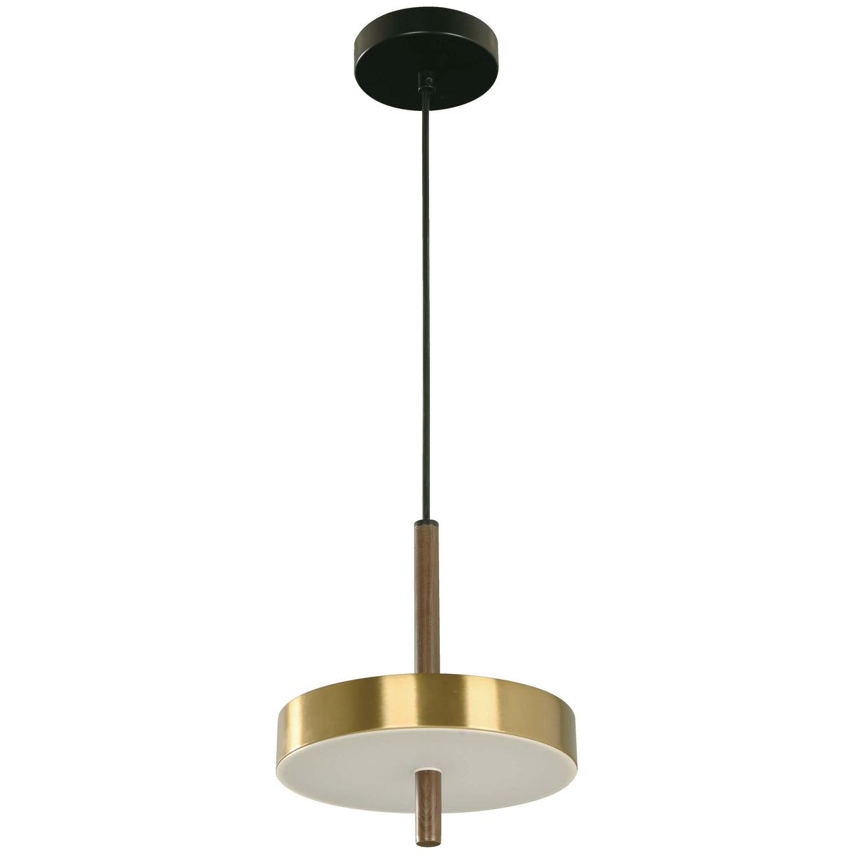 LAMP. LED COLGANTE NEGRO Y BRONCE 15W 100-240V 3000K