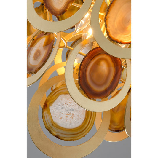 LAMP. PARED ROCK STAR MEDIANO DORADO 2L E12 60W