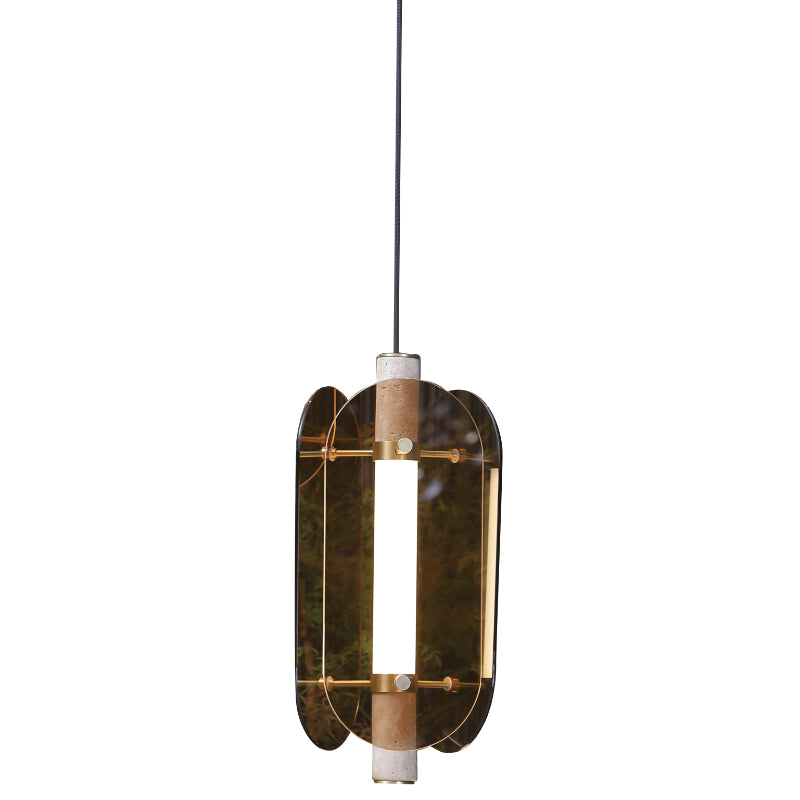 LAMP. LED COLGANTE DORADO 12W 100-240V 3000K