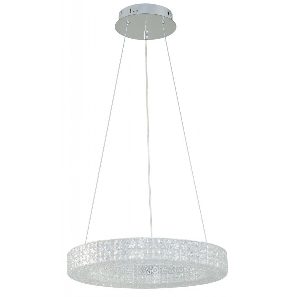 LAMP. LED COLGANTE PLATEADO 25W 100-240V 3000/4000/6500K CCT EN SWITCH
