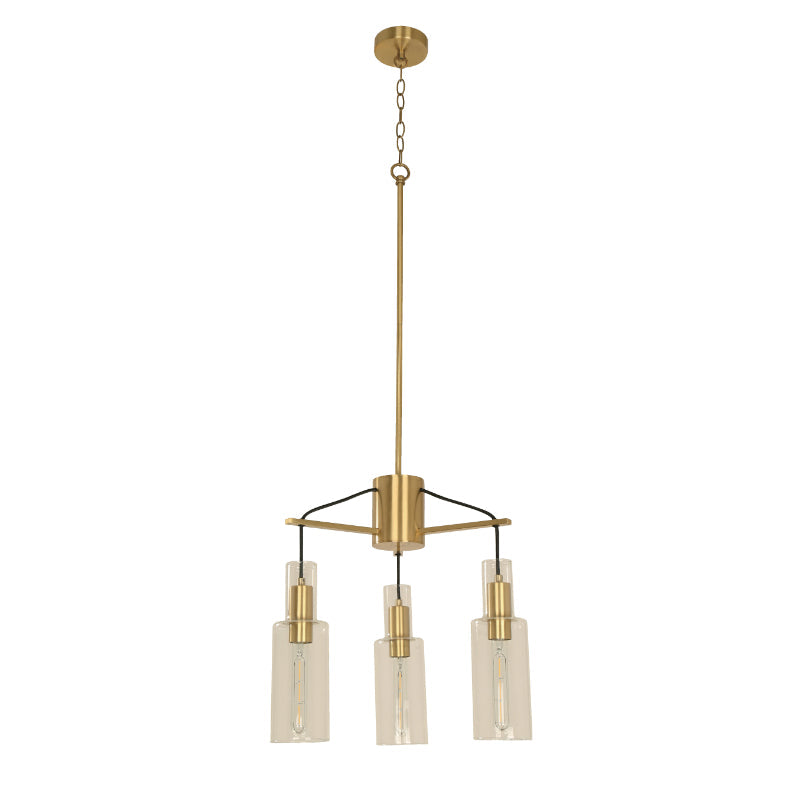 Lámpara Colgante Bronce 3L E27 60W