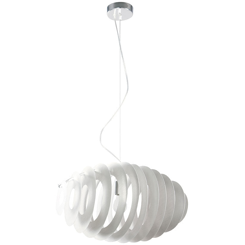 LAMP. COLGANTE CROMO 1L E27 100W