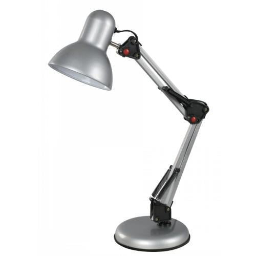 LAMP. ESCRITORIO PLATA 1L E27 40W