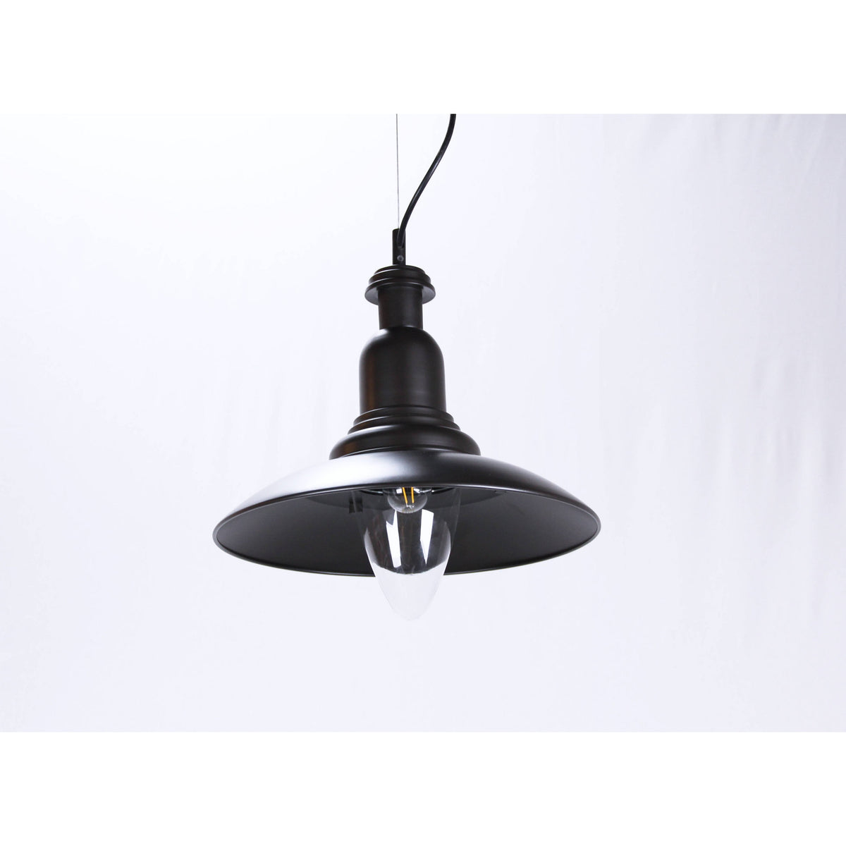 LAMP. COLGANTE BRONCE CEPILLADO 1L E27 60W