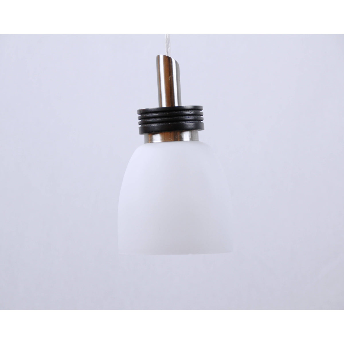 LAMP. COLGANTE NÍQUEL SATINADO 1L E27 60W