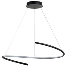 LAMP. LED COLGANTE NEGRO 38W 100-240V 3000/4000/6000K CCT EN EL SWITCH