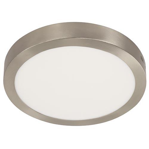 LAMP. LED TECHO NÍQUEL SATINADO 25W 100-240V 6000K