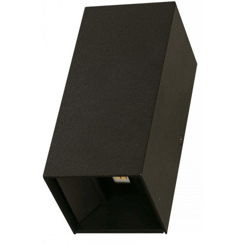 Lámpara Led Exterior Pared Negro 2L 5W 100-240V 4000K
