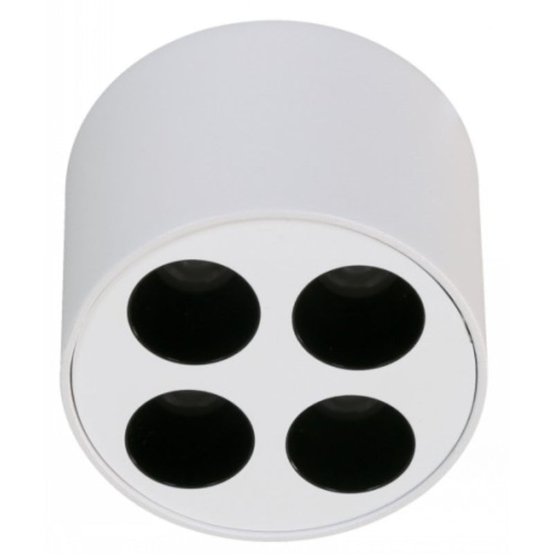 LAMP. LED DE TECHO BLANCO Y NEGRO 9W 100-240V 4000K