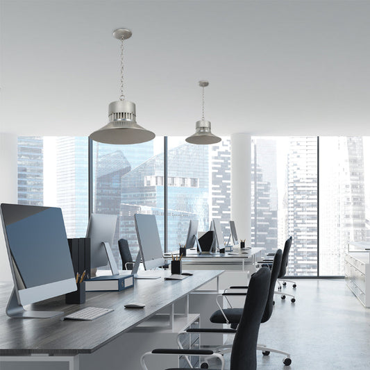 LAMP. LED COLGANTE PLATEADO 1L 70W 100-277V 4000K
