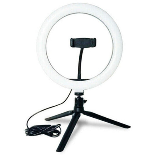 LAMP. LED MESA NEGRO 1L 10W 5V 6000/4000/3000K (INCLUYE TRÍPODE)