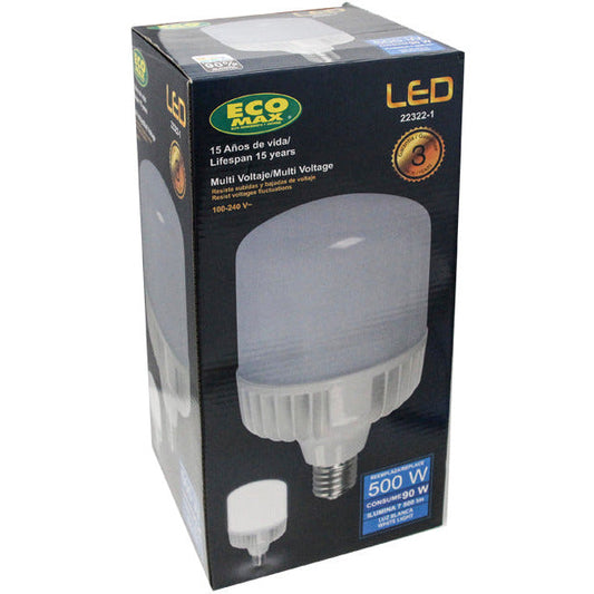 Bombillo Led High Bay E27 90W 100-240V 6500K Incluye Convertidor De Rosca De E40 A E27