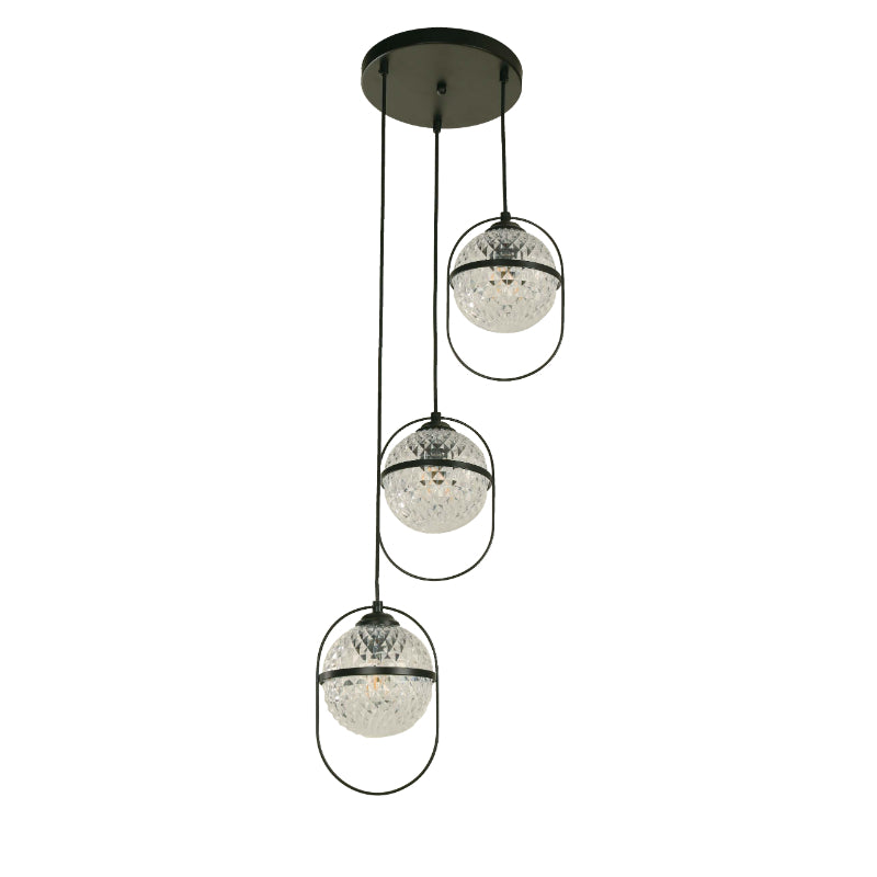 LAMP. TECHO NEGRO 3L E27 10W