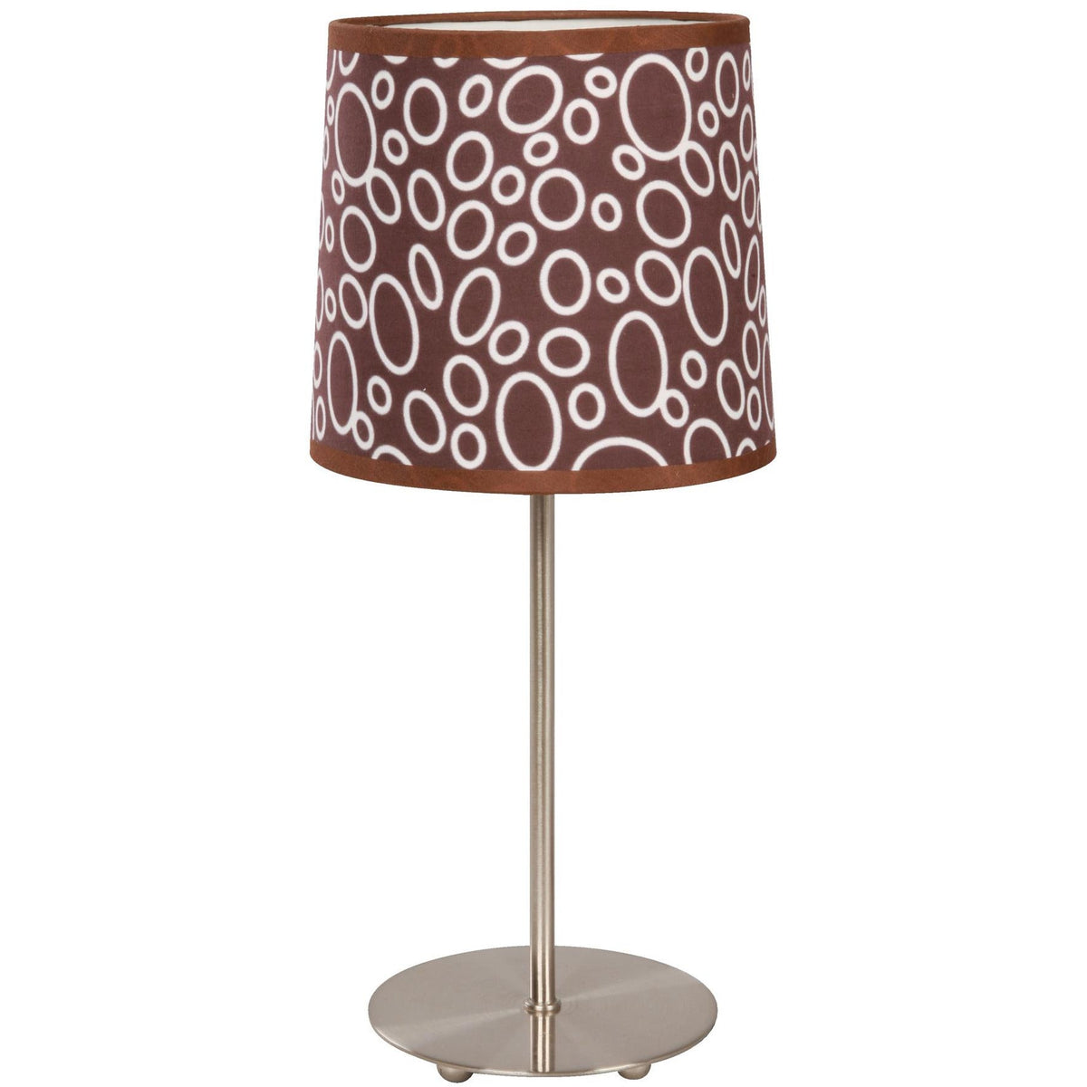 LAMP. MESA NÍQUEL SATINADO 1L E27 40W