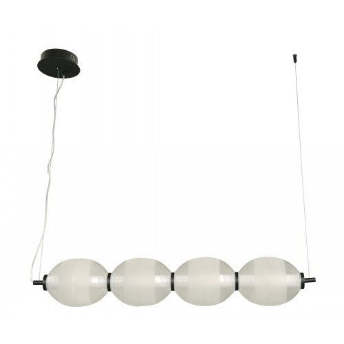 LAMP. LED COLGANTE NEGRO Y BRONCE 30W 100-240V 3000K
