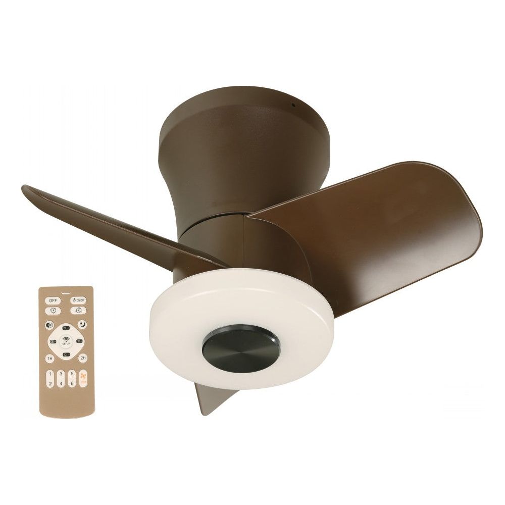 VENTILADOR LED DE TECHO CHOCOLATE 16" DC 20W 3000K/4000K/6000K C/R