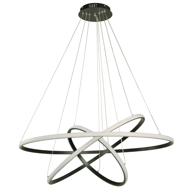LAMP. LED COLGANTE NEGRO 36W 100-240V 3000K