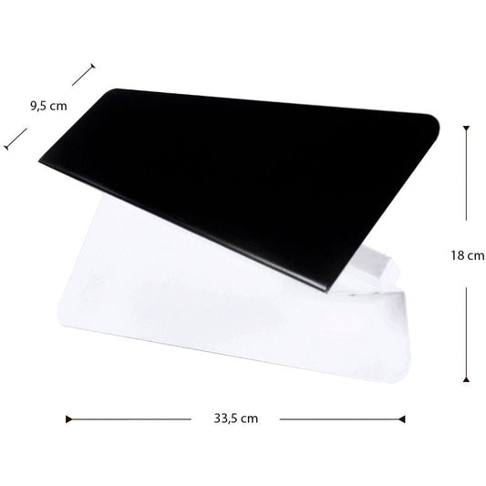 LAMP. PARED NEGRO MATE Y BLANCO 2L G9 40W