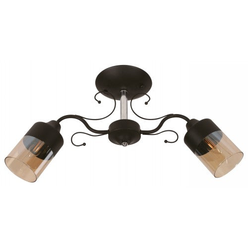 LAMP. TECHO NEGRO 2L E27 60W