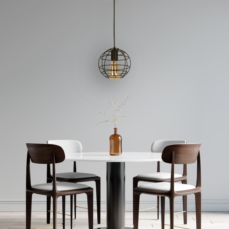 LAMP. TECHO NEGRO 1L E27 60W