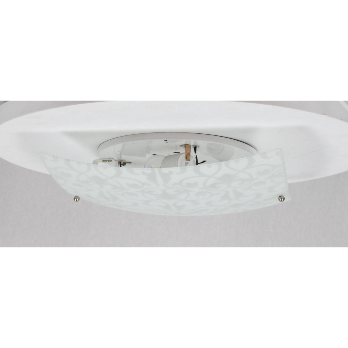 LAMP. TECHO NIQUEL SATINADO 1L E27 60W