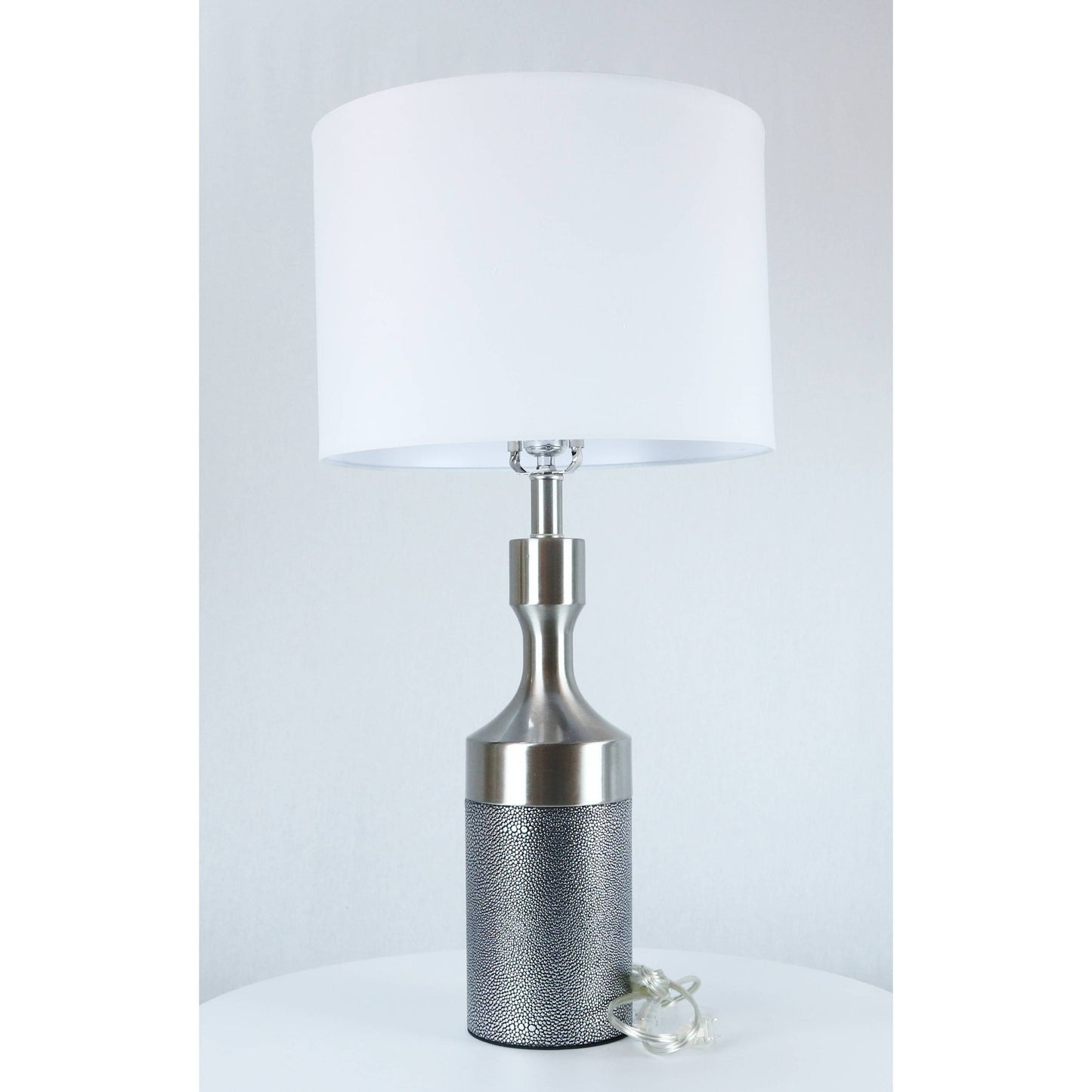 LAMP. MESA PLATEADO 1L E27 100W