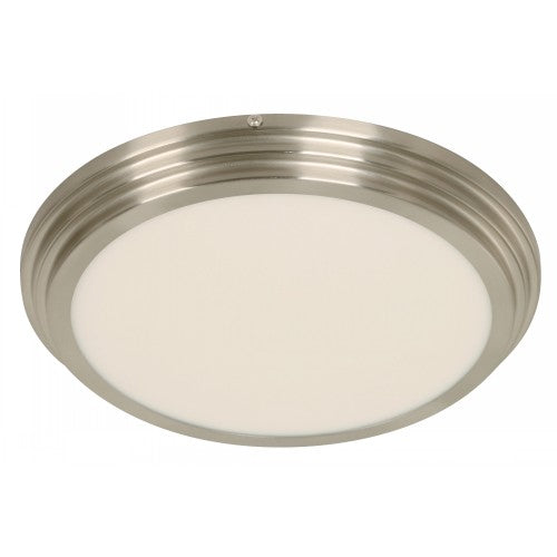 LAMP. LED TECHO NÍQUEL SATINADO 24W 100-277V 6000K