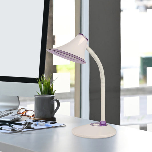 LAMP. LED ESCRITORIO BLANCO+PURPURA 1L 5W 100-240V 6000K