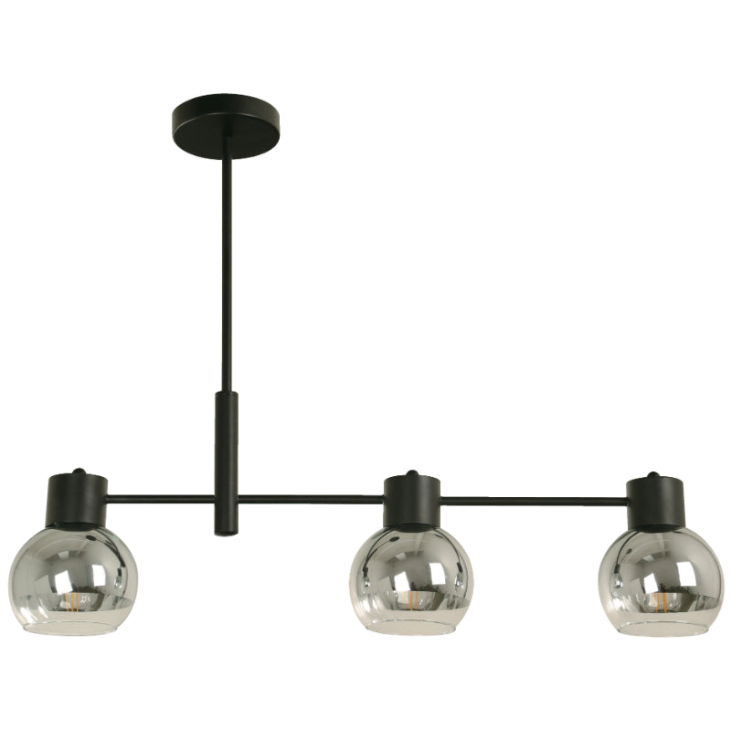LAMP. COLGANTE NEGRO 3L E27 40W