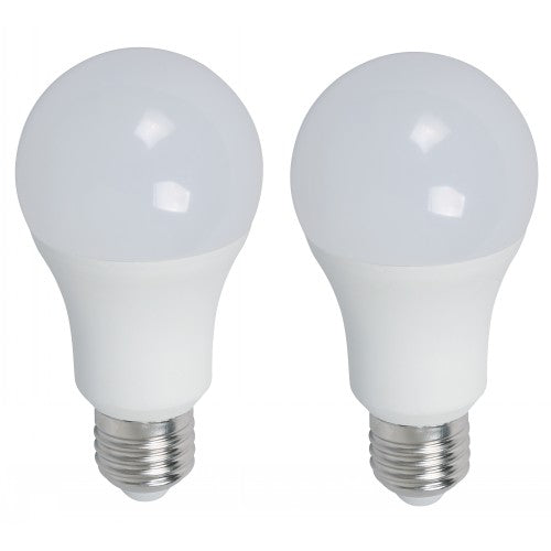 BOMBILLO LED A60 E27 12W 100-240V 6500K 2 PIEZAS