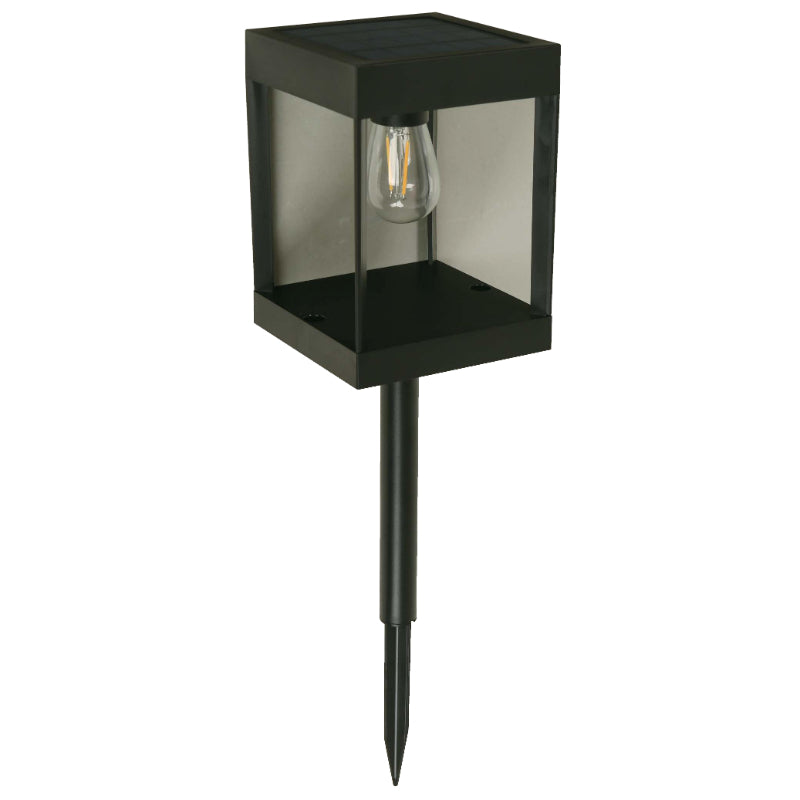 LAMP. EXT. LED ESTACA SOLAR NEGRO 1W 3.7V 2700K