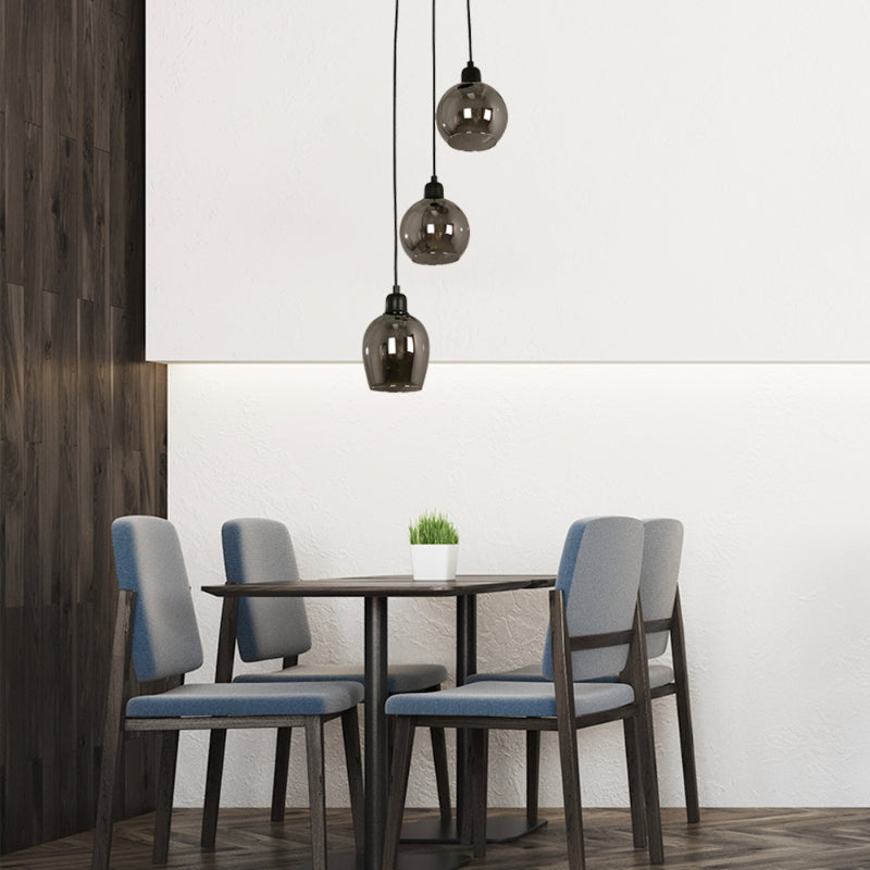 LAMP. COLGANTE NEGRO 3L E27 40W