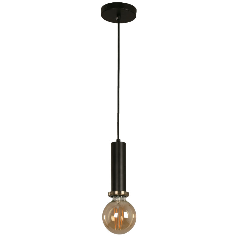 LAMP. COLGANTE NEGRO 1L E27 40W