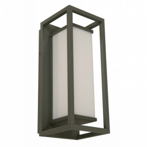 LAMP. LED EXT. DE PARED GRIS 7W 100-240V 3000K