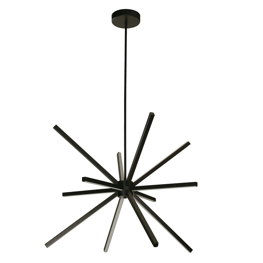LAMP. LED COLGANTE NEGRO 45W 100-240V ATENUABLE CCT CAMBIABLE